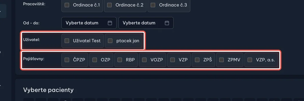 Detail — Zúžit podle lékaře nebo pojišťovny
