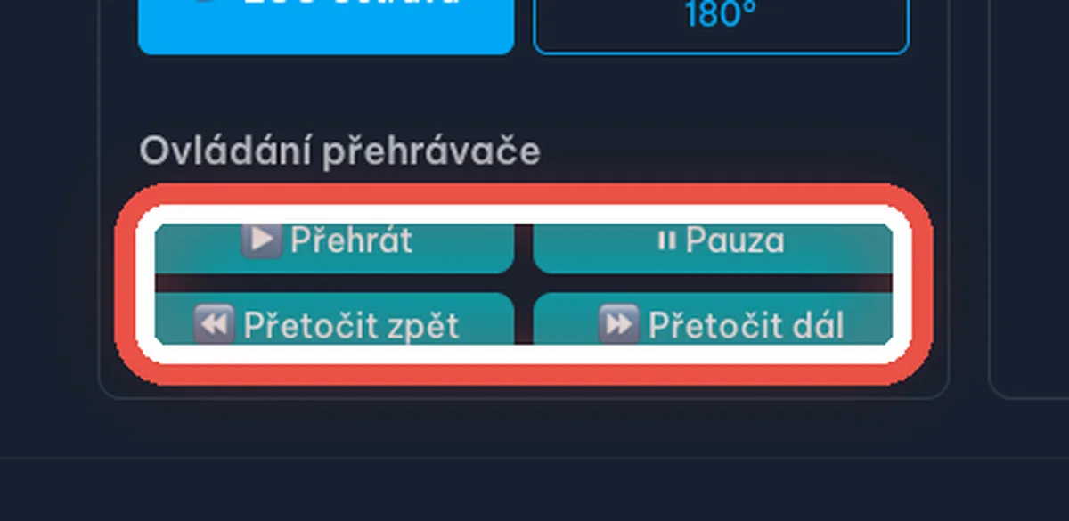Zblízka: Ovládejte přehrávání