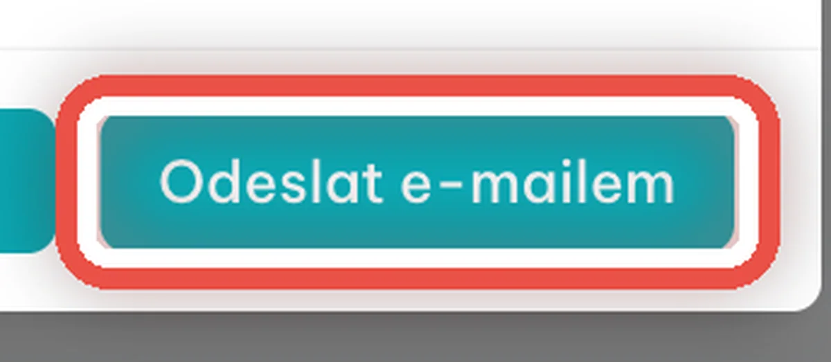 Detail — Zkontrolujte text a odešlete e-mailem