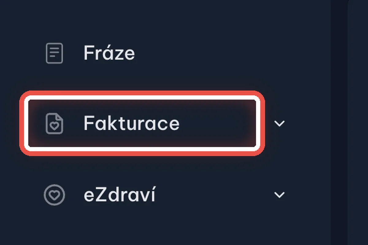 Detail — Přejděte na Fakturaci