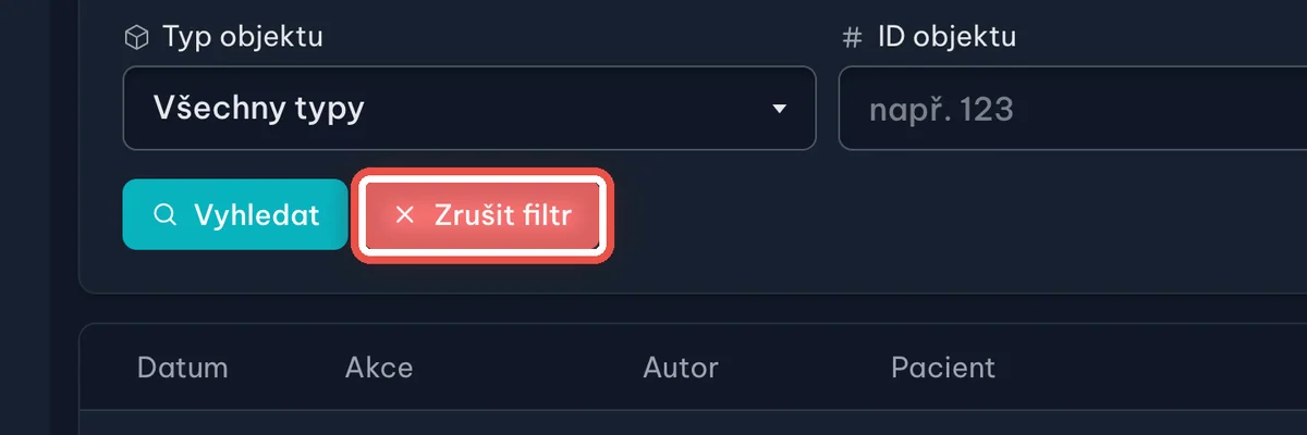 Detail — Výsledek a návrat na celý seznam