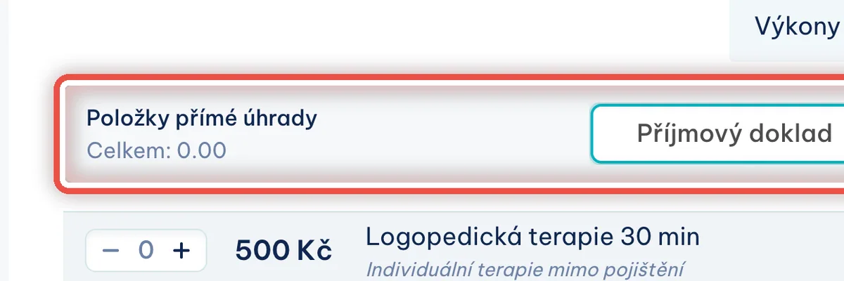 Detail — Doklad je smazaný