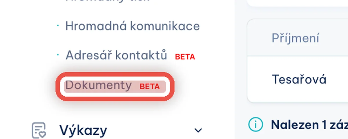 Detail — Přehled všeho sdíleného
