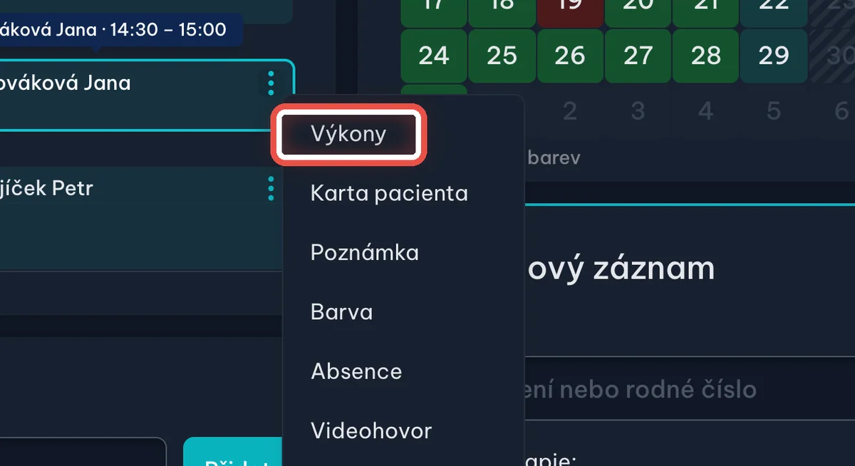 Detail — První cesta: z diáře přes výkony