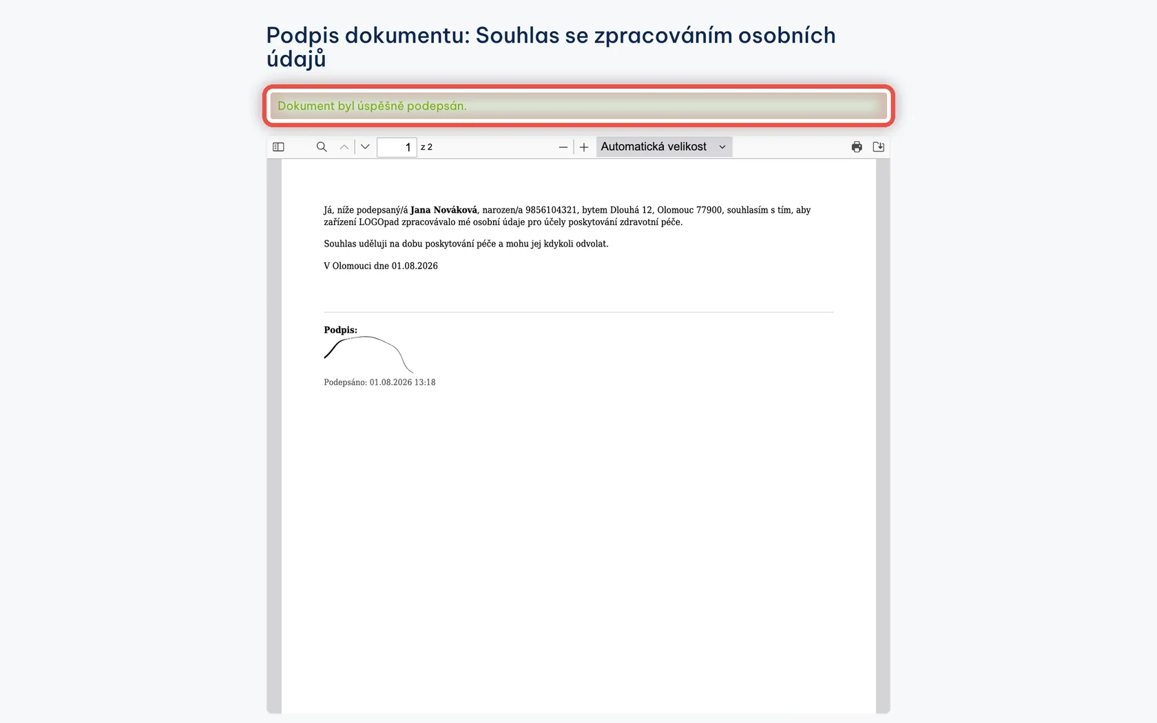 Snímek obrazovky ke kroku 16