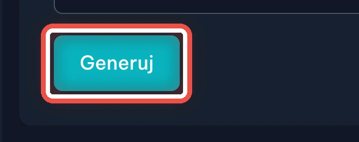Detail — Klikněte na Generuj