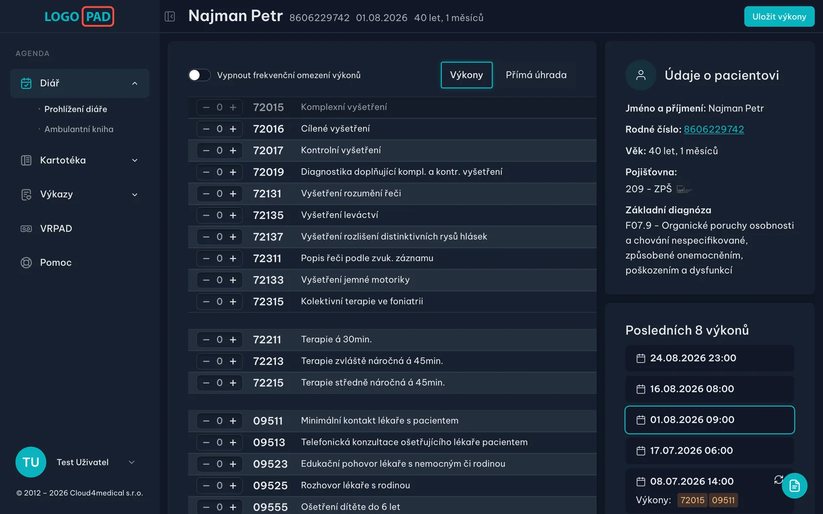 Krok 3: Prohlédněte si stránku — snímek obrazovky programu