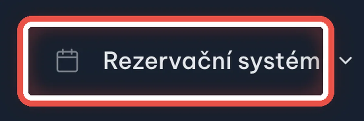 Detail — Vyberte Rezervační systém