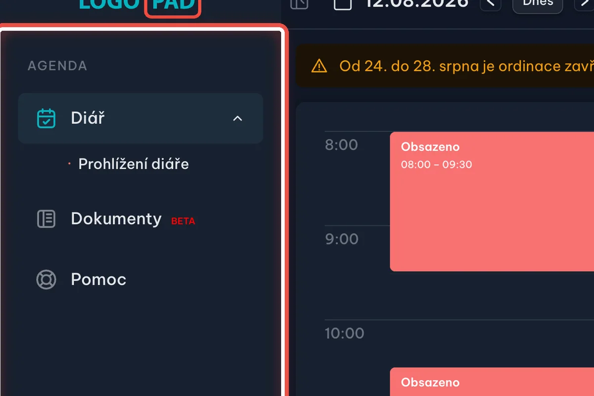 Detail — Takhle vypadá váš portál