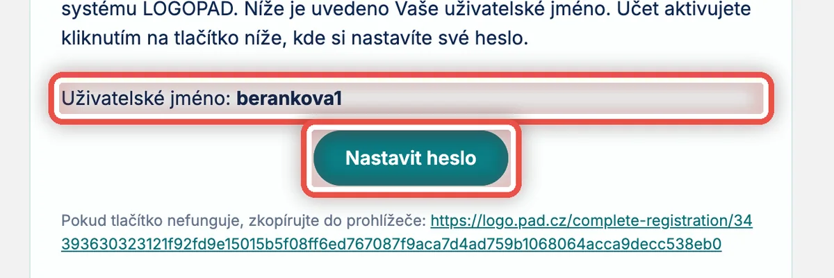Detail — Co pacientovi přijde do e-mailu