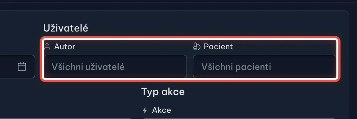 Detail — Hledejte podle člověka nebo pacienta