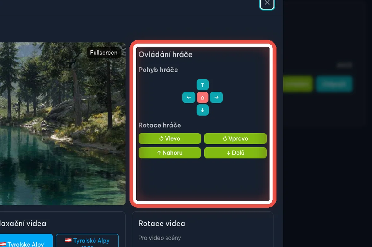Zblízka: Posuňte pacienta ve scéně