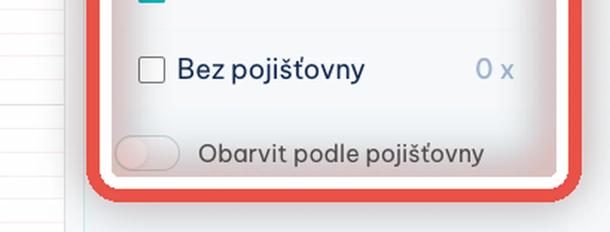 Detail — Filtrujte podle pojišťovny